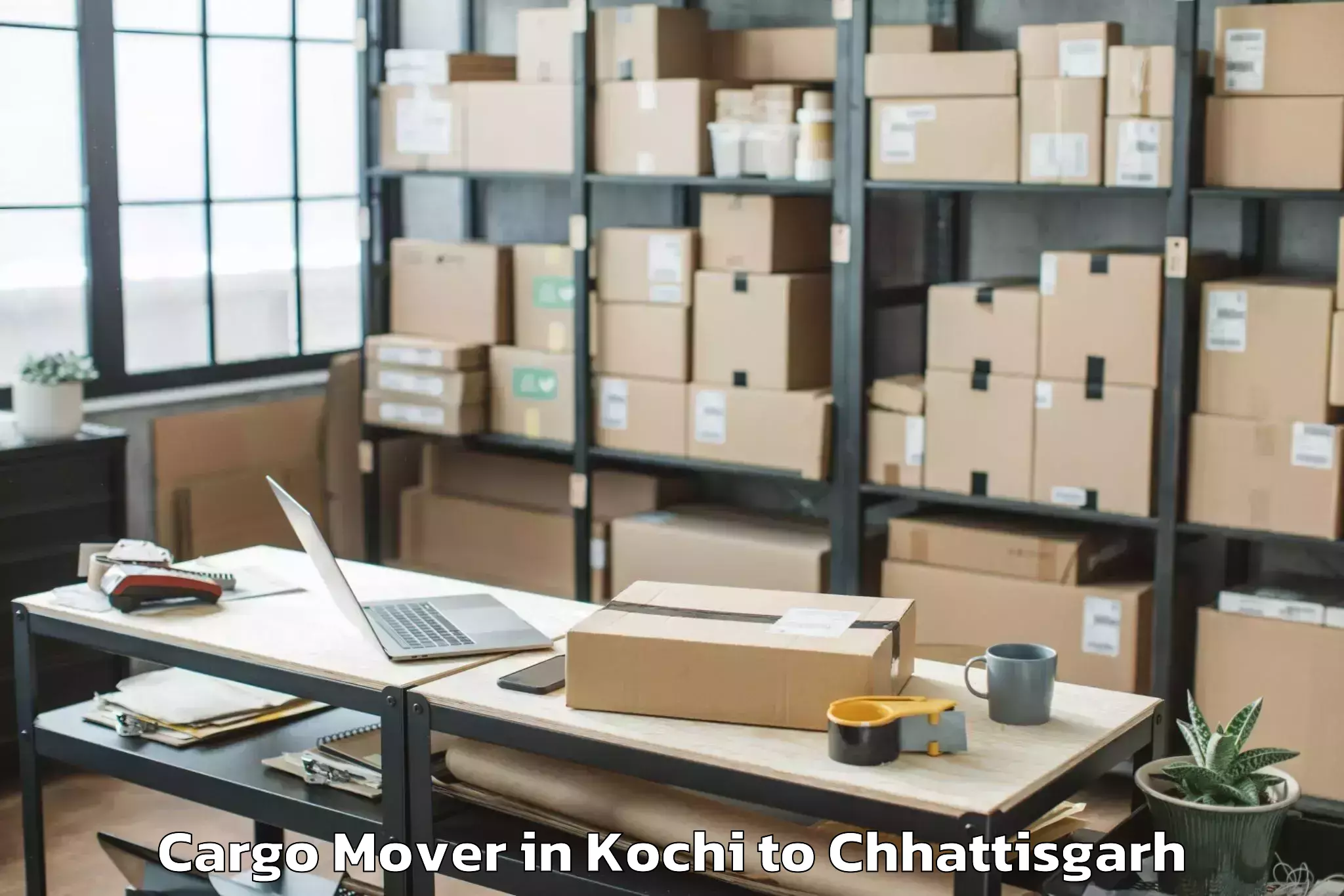 Affordable Kochi to Kondagaon Cargo Mover